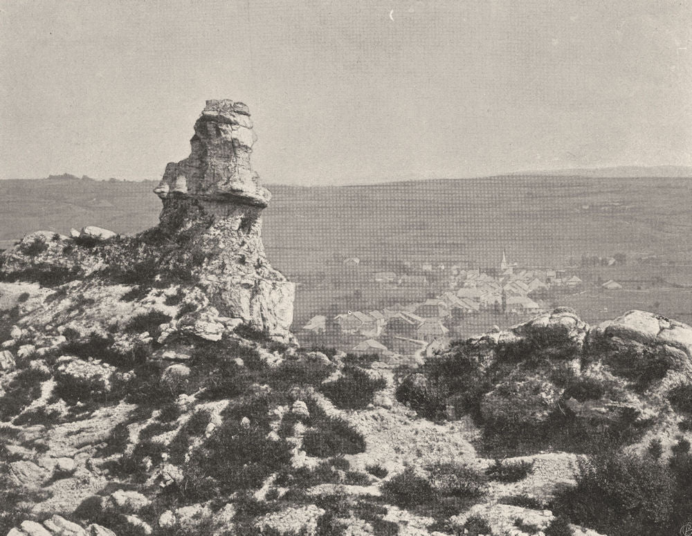 JURA. La Commère de Sirod 1905 old antique vintage print picture